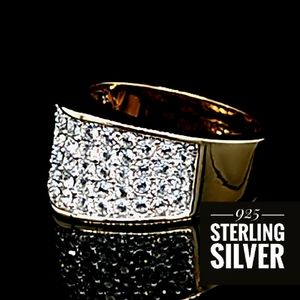 Ladies Vermeil Ice Cluster Ring